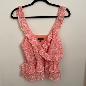 Express ruffle shirt